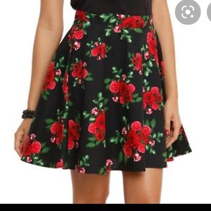 Hell Bunny Rose Skirt XL NWOT